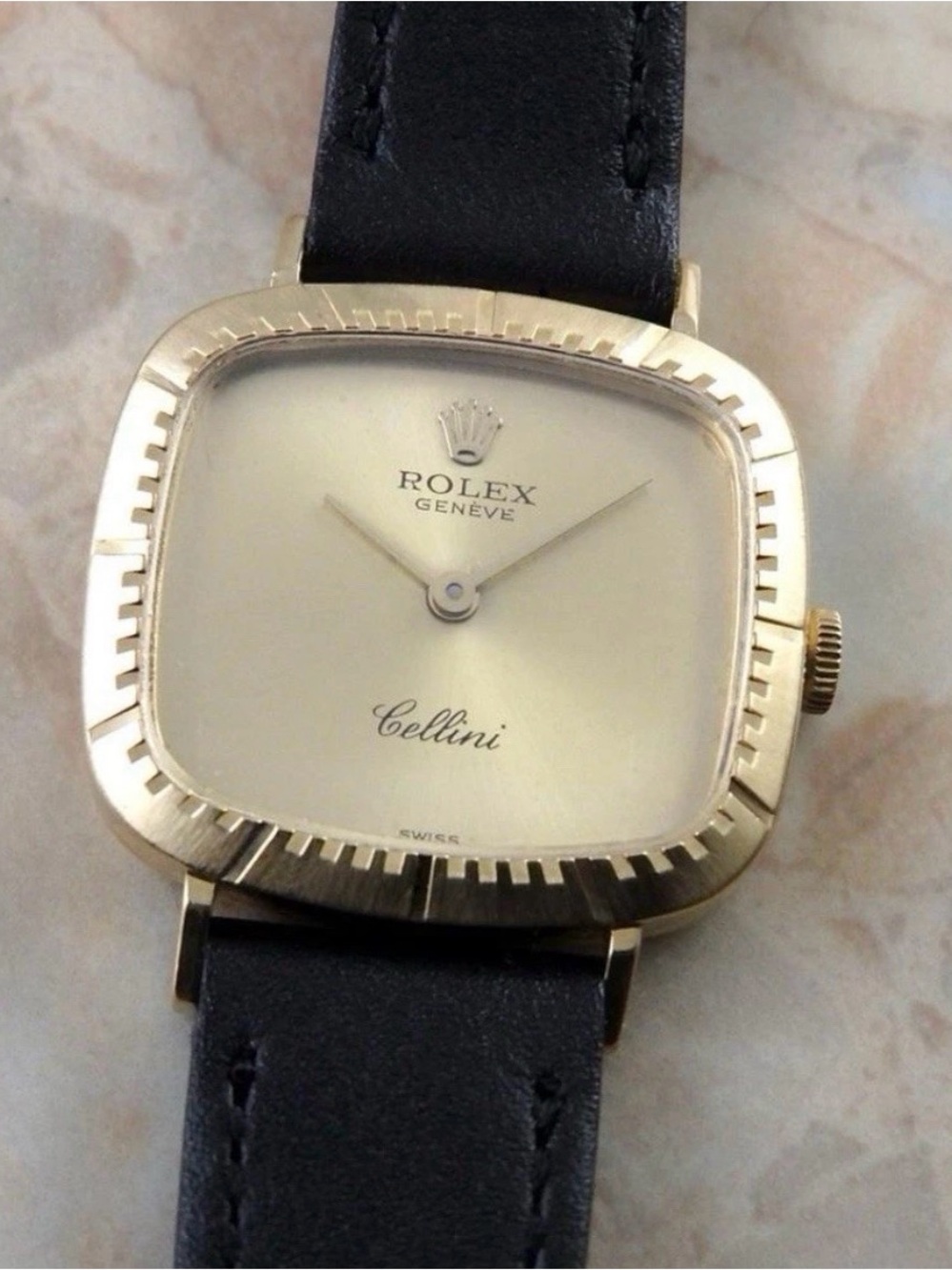 Rolex Vintage Cellini 18k Yellow Gold With Papers